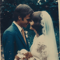 A treasured photograph before animation